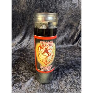 Black Separate Lovers 7-Day Spiritual Candle